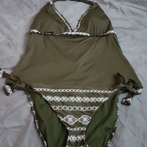 Becca Halter tankini